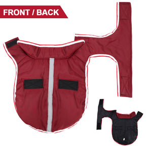 Warm Waterproof Pet Leisure Jacket For Autumn Winter